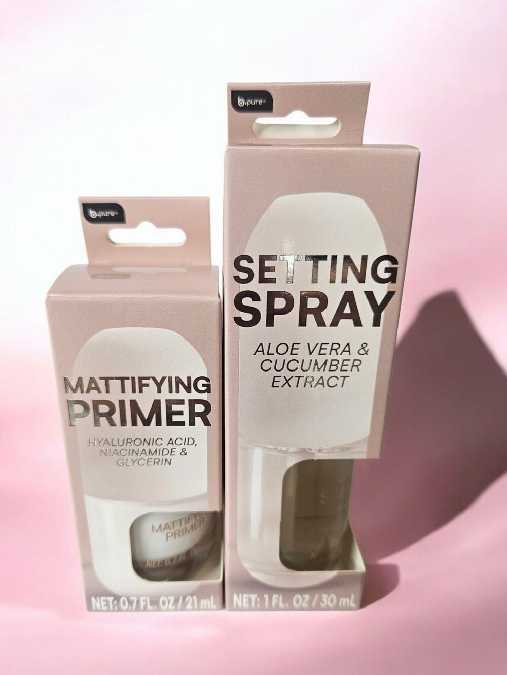 SHINE CONTROL MAKEUP PREP MATTIFYING PRIMER & SETTING SPRAY BY B.PURE